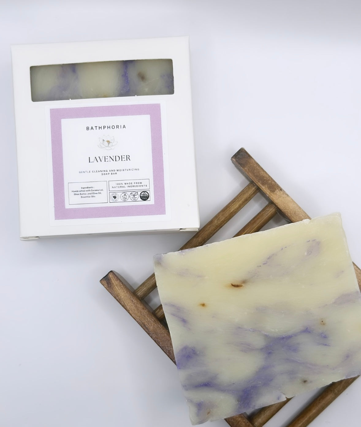 Lavender Flowers Soap Bar