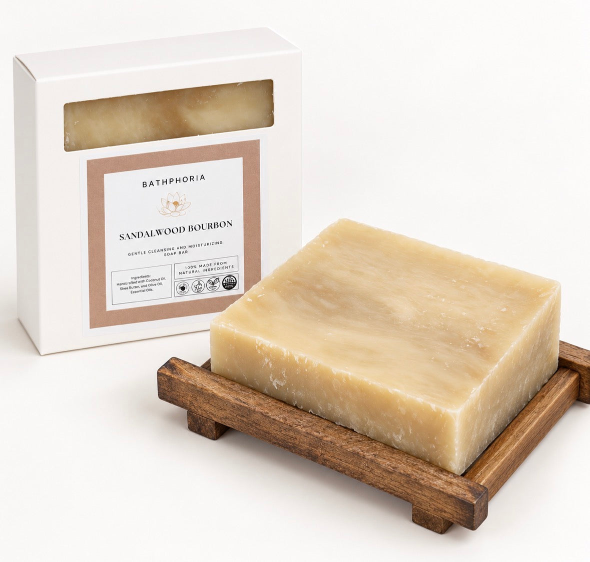 Sandalwood Bourbon Bar Soap